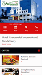 Mobile Screenshot of hotelannamalai.com